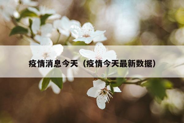 疫情消息今天（疫情今天最新数据）