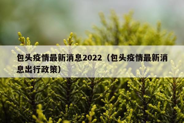 包头疫情最新消息2022（包头疫情最新消息出行政策）