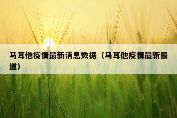 马耳他疫情最新消息数据(马耳他疫情最新报道)