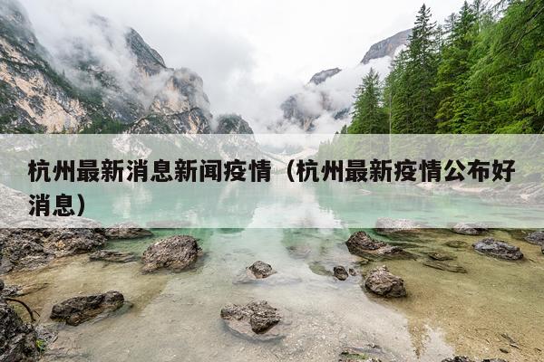 杭州最新消息新闻疫情(杭州最新疫情公布好消息)