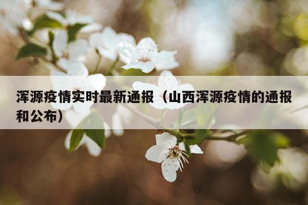浑源疫情实时最新通报（山西浑源疫情的通报和公布）