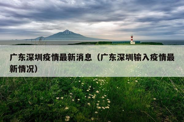 广东深圳疫情最新消息(广东深圳输入疫情最新情况)