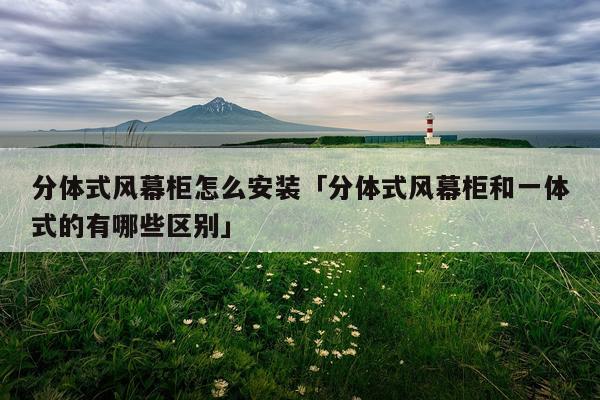分体式风幕柜怎么安装「分体式风幕柜和一体式的有哪些区别」