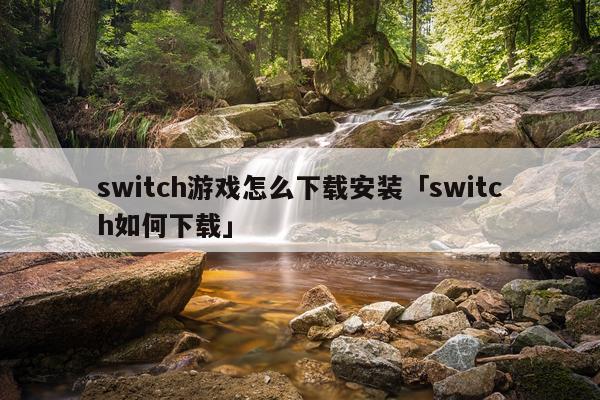 switch游戏怎么下载安装「switch如何下载」