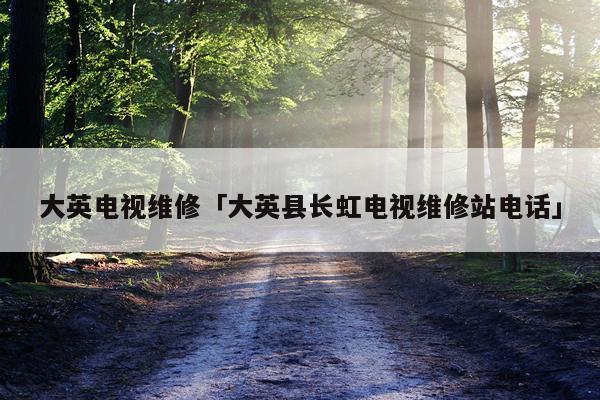 大英电视维修「大英县长虹电视维修站电话」