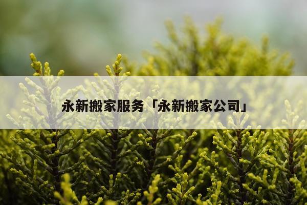 永新搬家服务「永新搬家公司」