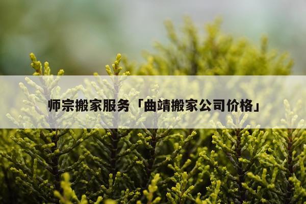 师宗搬家服务「曲靖搬家公司价格」