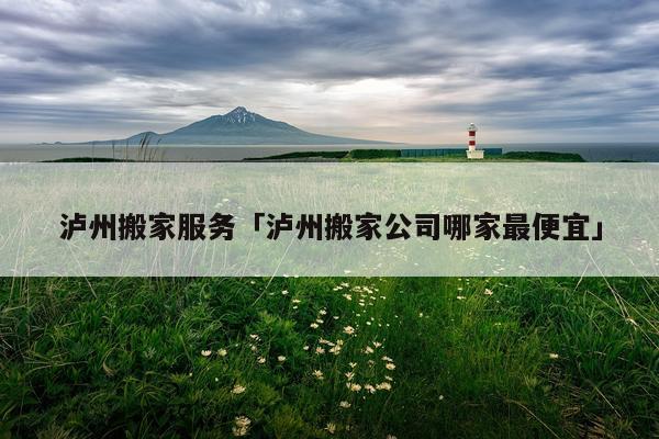 泸州搬家服务「泸州搬家公司哪家最便宜」