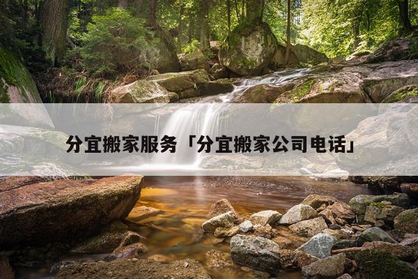 分宜搬家服务「分宜搬家公司电话」