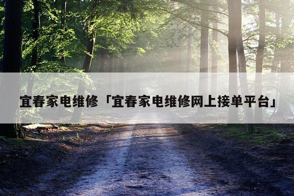 宜春家电维修「宜春家电维修网上接单平台」