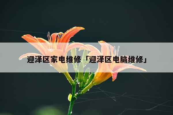 迎泽区家电维修「迎泽区电脑维修」