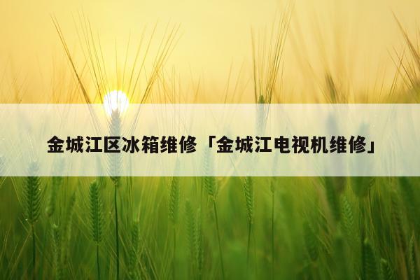 金城江区冰箱维修「金城江电视机维修」