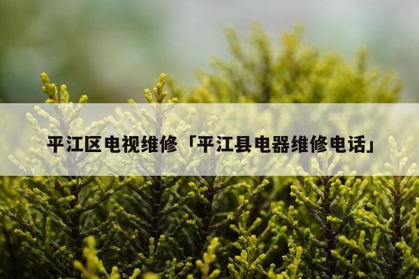平江区电视维修「平江县电器维修电话」