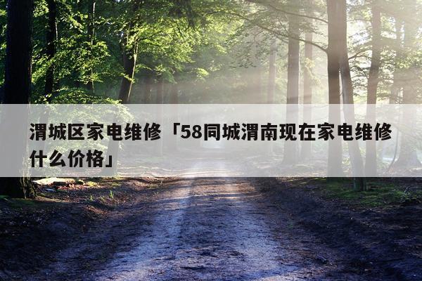 渭城区家电维修「58同城渭南现在家电维修什么价格」