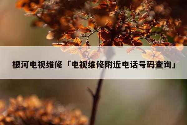 根河电视维修「电视维修附近电话号码查询」