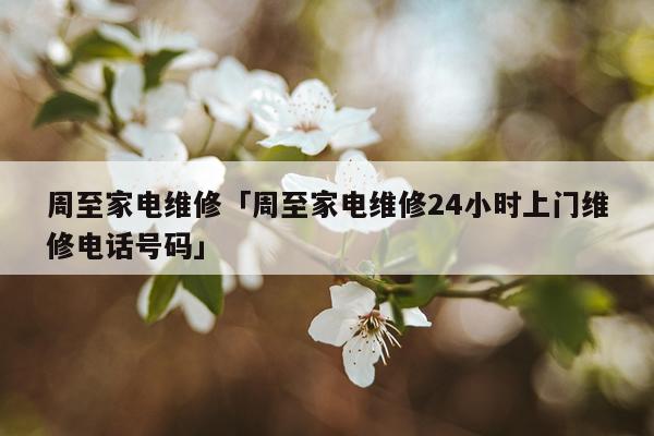周至家电维修「周至家电维修24小时上门维修电话号码」