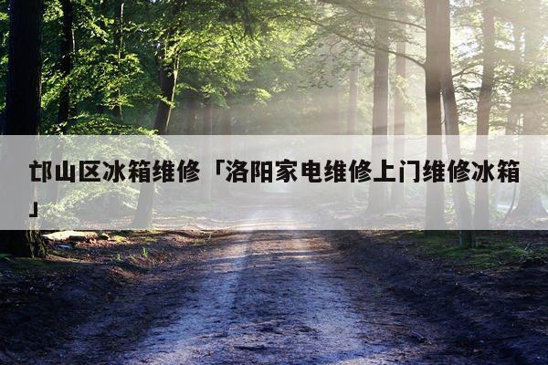 邙山区冰箱维修「洛阳家电维修上门维修冰箱」