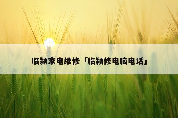 临颍家电维修「临颍修电脑电话」