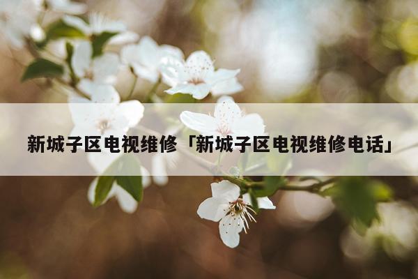 新城子区电视维修「新城子区电视维修电话」