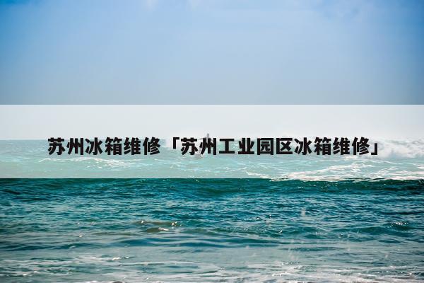 苏州冰箱维修「苏州工业园区冰箱维修」