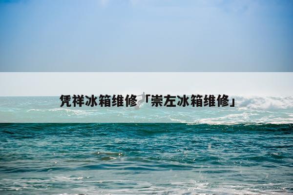 凭祥冰箱维修「崇左冰箱维修」