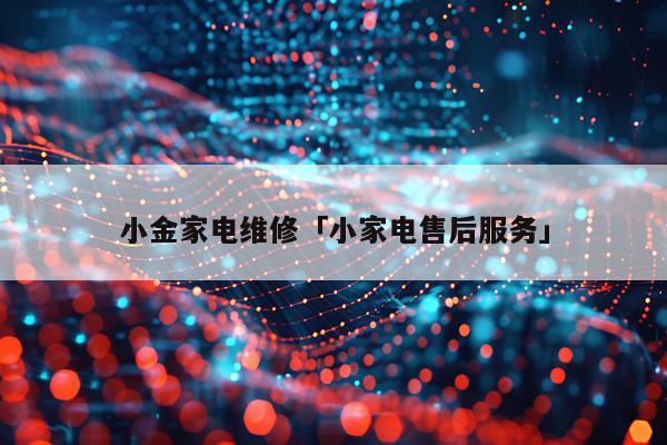小金家电维修「小家电售后服务」
